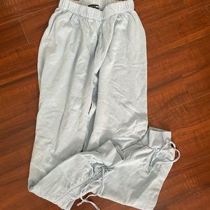 Baby blue joggers and tank top